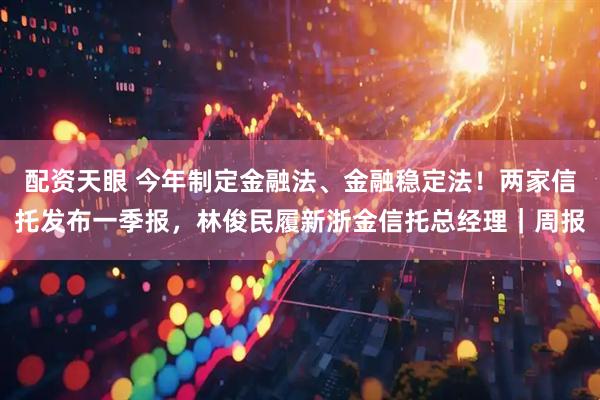 配资天眼 今年制定金融法、金融稳定法！两家信托发布一季报，林俊民履新浙金信托总经理｜周报